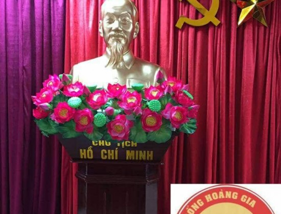HOA SEN TRANG TRÍ TƯỢNG BÁC 